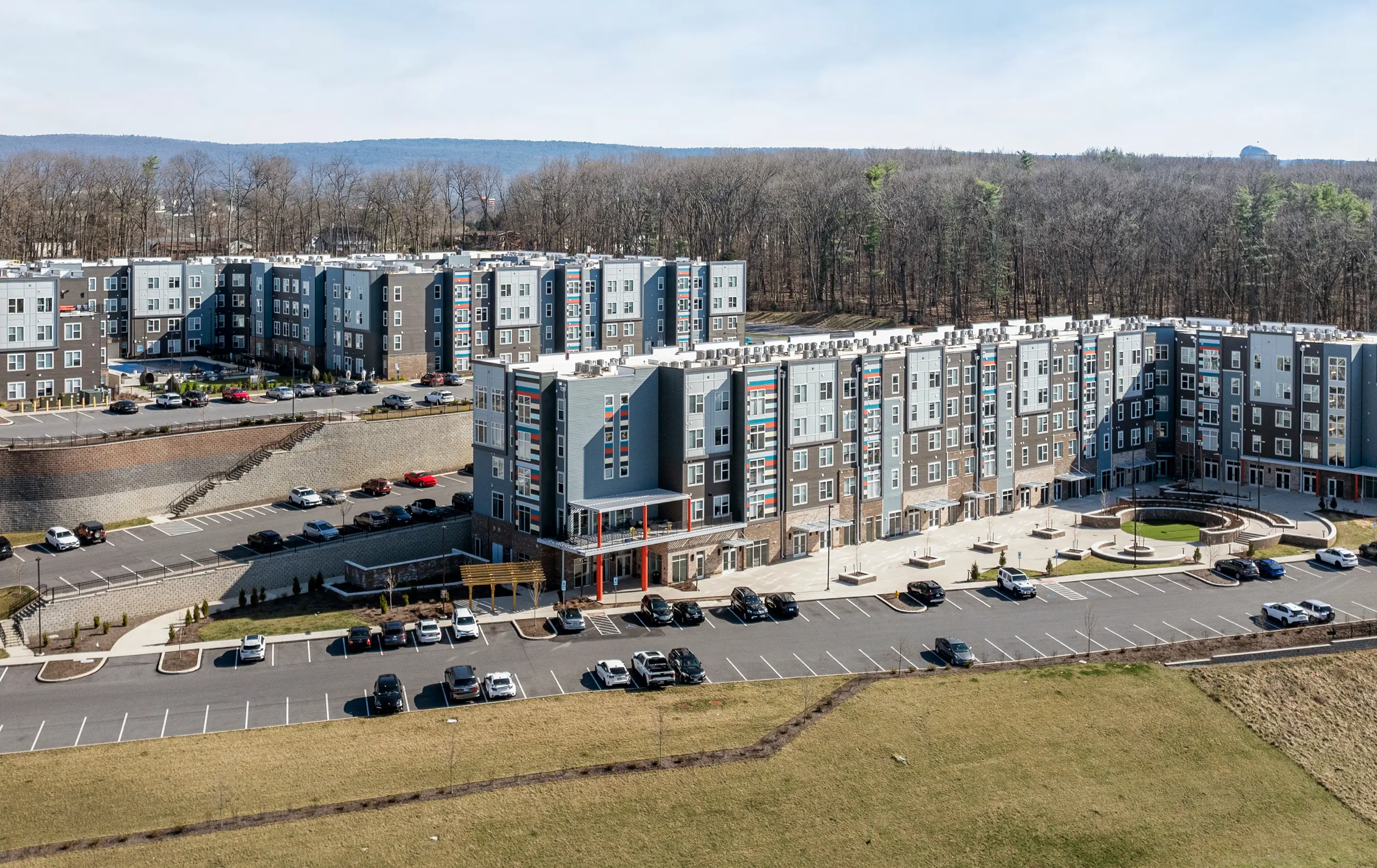 aerial view of housing property