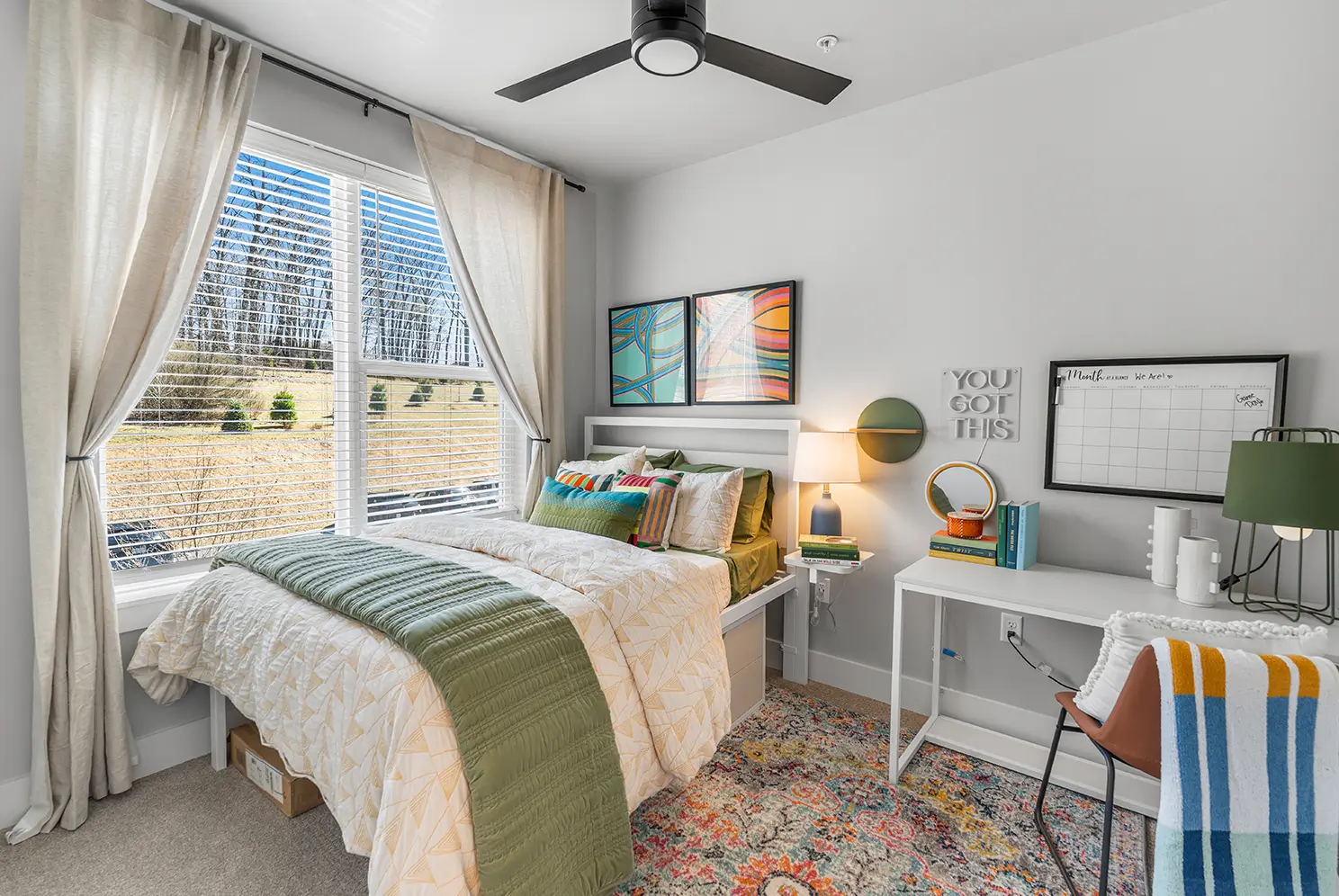 furnished living space